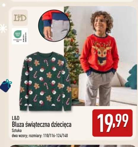 Bluza świąteczna dziecięca L & D