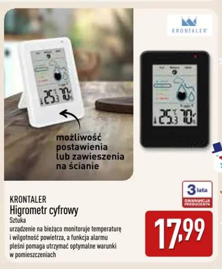 Higrometr cyfrowy Krontaler