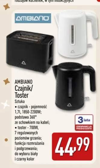 Toster Ambiano +1 wariant