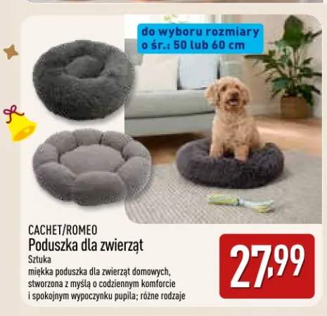 Poduszka dla zwierząt śr. 50 cm Cachet/Romeo +1 wariant