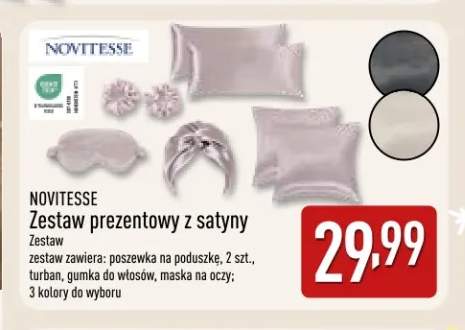 Zestaw prezentowy z satyny Novitesse