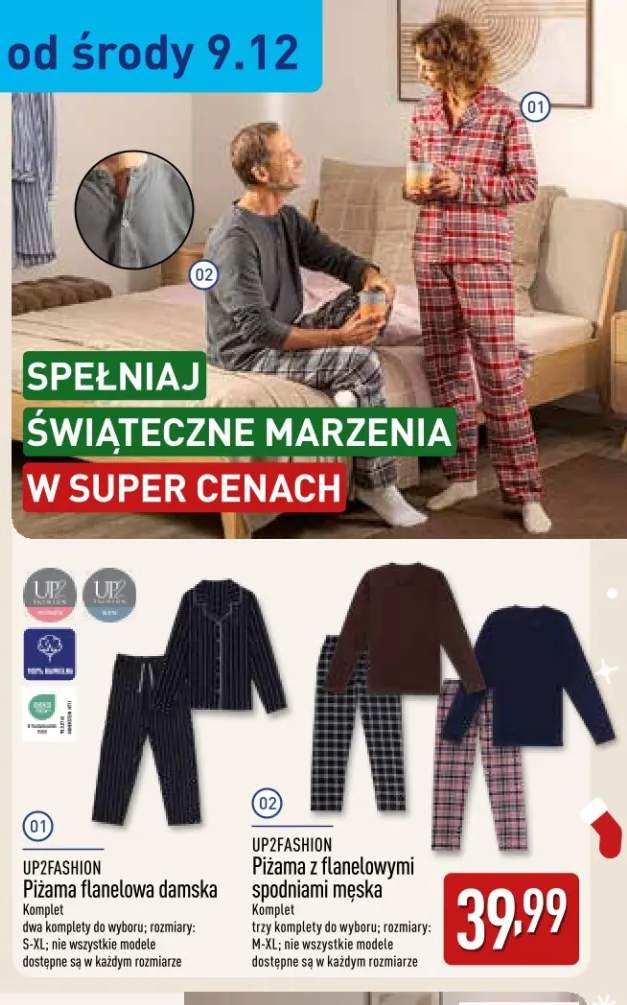 Piżama flanelowa damska Up2fashion +1 wariant