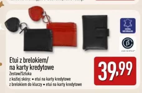 Etui na karty kredytowe z brelokiem do kluczy +1 wariant