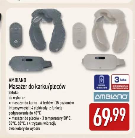 Masażer do karku Ambiano +1 wariant