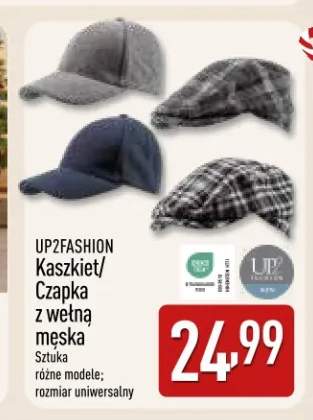 Kaszkiet z wełną męski UP2FASHION +1 wariant