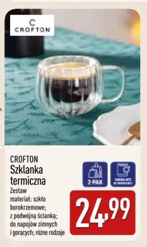 Szklanka termiczna 2-pak Crofton
