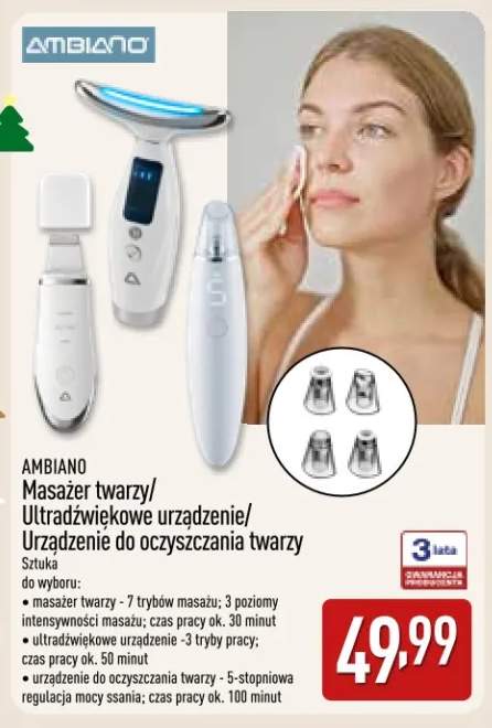 Masażer twarzy Ambiano +2 warianty