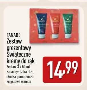 Zestaw prezentowy Świąteczne kremy do rąk Fanabe