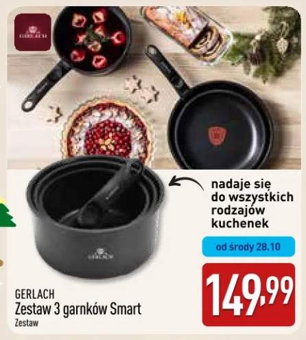 Zestaw 3 garnków Smart Gerlach