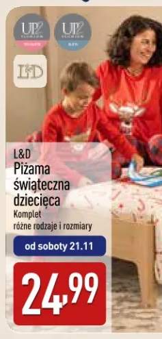 Piżama świąteczna dziecięca L & D
