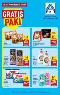 Okładka gazetki Aldi