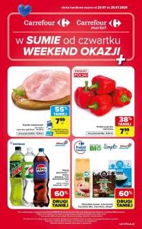 Okładka gazetki Carrefour