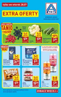 Okładka gazetki Aldi
