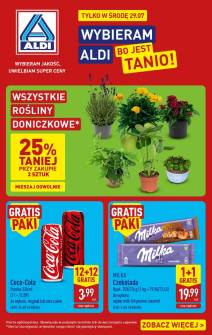 Okładka gazetki Aldi