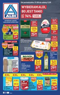 Okładka gazetki Aldi