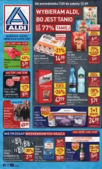 Okładka gazetki Aldi
